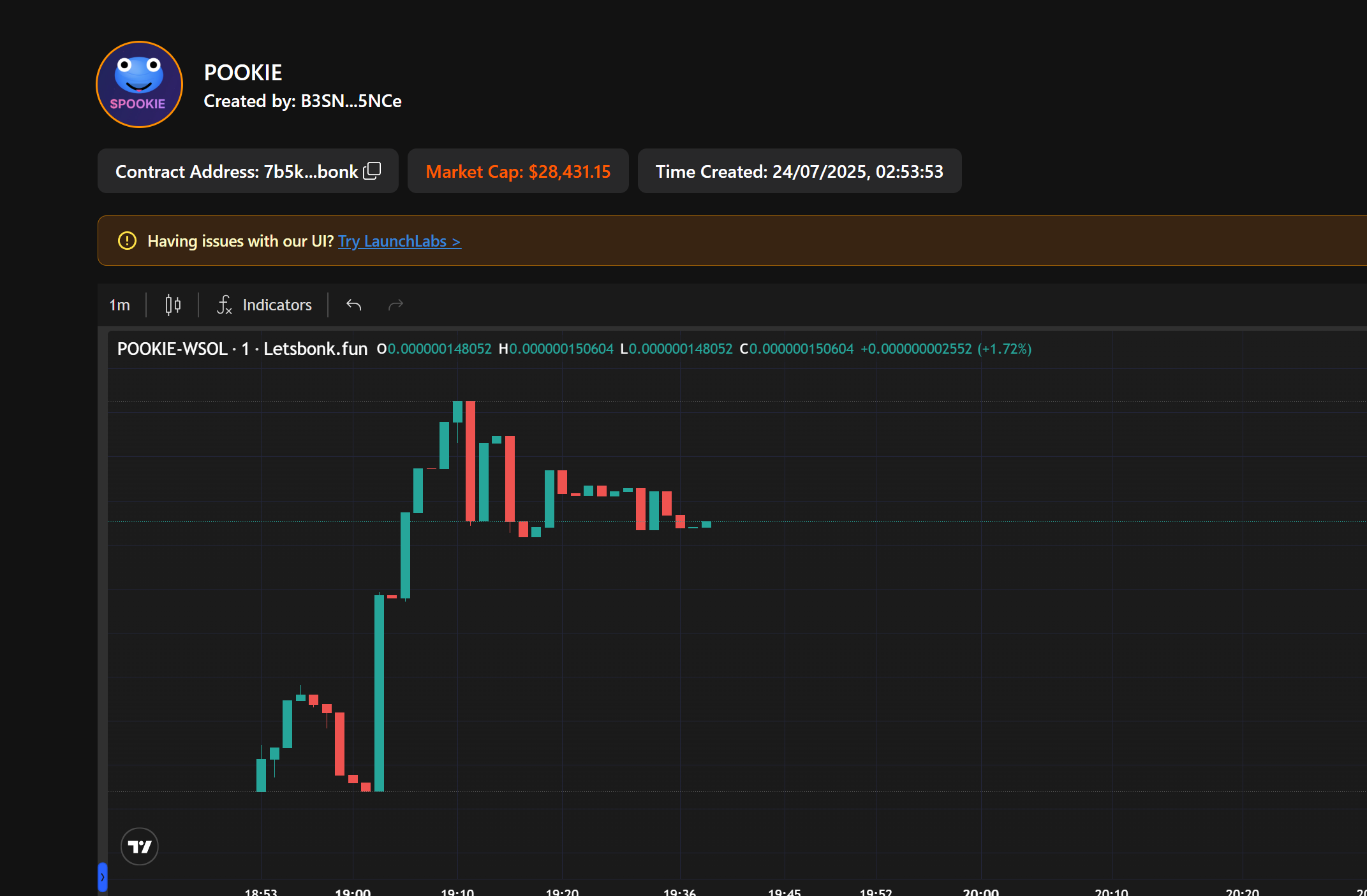 bonk.fun trading platform